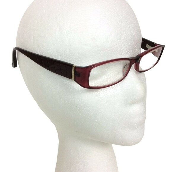 Michael Kors Burgundy Rectangle Eyeglasses Frames MK23 Acetate 51-18-135 Women - Picture 2 of 10